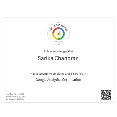 google analytics certificate professional digital marketer in abudhabi